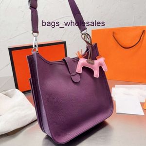 Clearance sale for factory designed bags New leather Bag fashion personalized Shoulder hollow bucket bag female