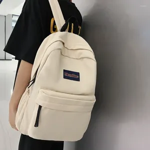 Mochila Nylon para mulheres estudante laptop bonito saco de escola na moda feminina faculdade senhora sacos de livro de viagem fashi