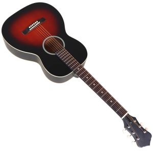 Guitar Western guitar 38 inch acoustic guitar 6 string folk guitar full size matte finish red color