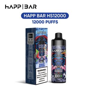 Ny uppgradering Happ Bar 12K Puffs Vape Disponibla 12000 Puff Bar E Cigaretter Vaper EU Warehouse I VAPE