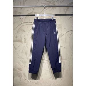 Pantaloni lunghi dell'uniforme scolastica dello stesso stile della famiglia Bibo della versione alta B, giunzioni pesanti, doppio gancio ricamato, set di pantaloni casual unisex