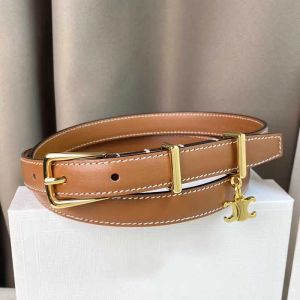 Designer Bling Belt Neutral Gold and Silver Buckle Belt Leather Belt Favorit Cintura Atrium Heoe Western Elegant Charm Buckle Bredd 2,5 cm 1,8 cm