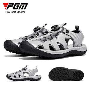 Skor PGM XZ265 Summer Breattable Non Slip Golf Pria Mens Sandal Golf Shoes Golf Sandals