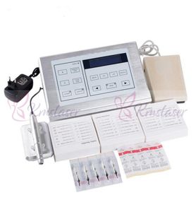 Permanent Nouveau Contour Style Eyebrow Rotary Tattoo Machine Makeup Tattoo Kit 15 pieces needles included1541932