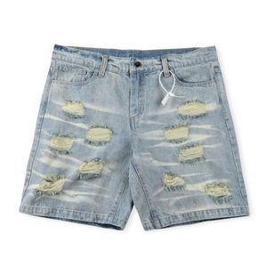 mens jeans designers man short pant summer short pant Luxury men's and women's pants with holes designer trend street shorts men's high quality