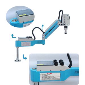 Threader CE 220V M3M12 Universal Electric Tapping Machine Electric Tapper Machin Tapping Tool MachineBorking TAPS THRIEDING MASHINE