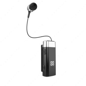 ヘッドフォンTrouvaille Lavalier Headphone in Lotus Bluetooth 5.2ヘッドセットワイヤレスイヤホントーク20時間電源ディスプレイ高速充電
