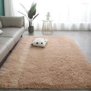 Ковры 6854 Nordic Tie-Dye Carpet Оптовая продажа плюшевый коврик Гостиная Спальня Кровать Одеяло Напольная подушка для украшения дома