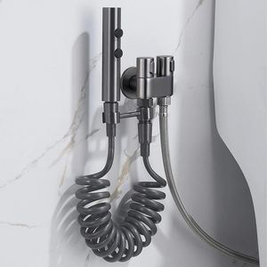 Bidet Sprayer Set Bathroom Handheld SelfCleaning Faucet Dual Mode Shower Head 240314