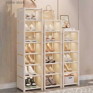 Storage Holders Racks Space saving shoe rack corner shoe rack adjustable shoe cabinet entrance door multi-layer storage rack Y240319