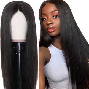 Synthetic Wigs SuQ Womens Long Straight Wig Hair Synthetic Natural Cosplay Party Light Brown Heat Resistant Daily Fashion Wigs 240328 240327