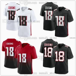 2024 Signed Kirk Cousins Football Jerseys Darnell Mooney Charlie Woerner Bijan Robinson Michael Vick Drake London Kyle Pitts Jessie Bates III A.J. Terrell Jr Koo Sewed