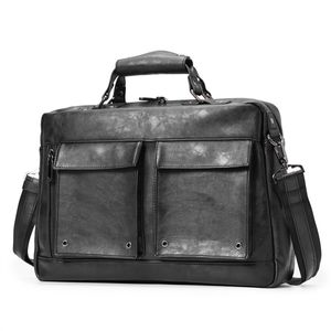 Leather Briefcase Men Business Luxury Crossbody Bag Fashion Cowhide Shoulder Messenger Handbag Designes Boys handbag purses