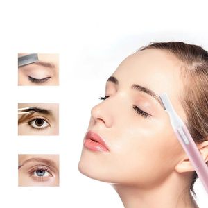 2024 Practical Electric Face Eyebrow Scissors Hair Trimmer Mini Portable Women Body Shaver Remover Blade Razor Pink Blackportable eyebrow