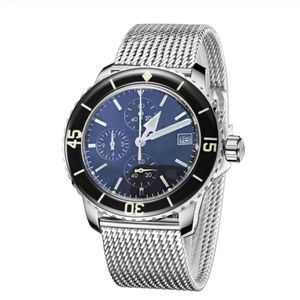 Novos relógios de designer masculino aço inoxidável adotar importação japonesa fina 6s movimento quartzo técnica requintada relógio luxo montre de190a