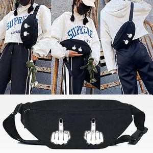 Hüfttaschen, große Kapazität, Sport-Brusttasche, Gestendruck, Unisex, Umhängetasche, multifunktionale Handtaschen, Banane