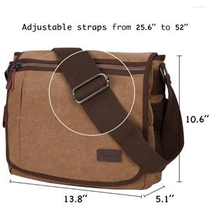 Bag Sıradan Erkekler Messenger Çantalar Omuz Yüksek Kaliteli Crossbody Erkekler Marka Brown Man Seyahat için