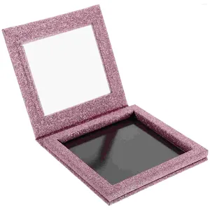 Lagringsflaskor Magnet Eye Shadow Box Magnetic Makeup Board Lipstick Eyeshadow Tray Tom Palette