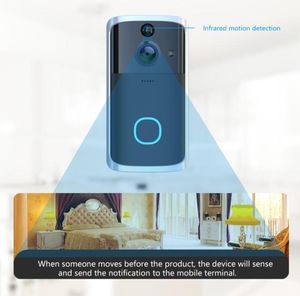 H7 WIFI Smart Doorbell Video Intercom Security Camera Door Bell zdalne monitorowanie alarm 5657552