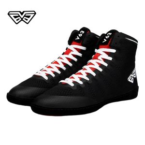 Skor män sport brottning skor lätt utomhus manlig gymträning sneakers vit svart man professionella boxningsskor stor storlek