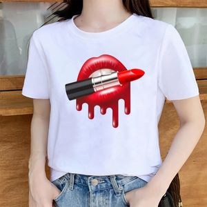 T-shirt da donna T-shirt da donna Plus size S-3xl Designer Fashion Lettera bianca Trote a maniche corte Shit