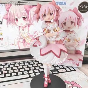 Figuras de brinquedo de ação Puella Magi Madoka Magica Magic Girl Cartoon Aniem Figura Modelo Coleção Kawaii Modelo de ação Decoração Estátua Bonecas Crianças Brinquedos de presente 24319