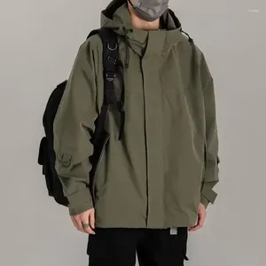 Herrenjacken, Kapuzenjacke, Rushing Outdoor-Frühlings- und Herbstmode, lockere Top-Kleidung, japanische Arbeitskleidung, Herrenbekleidung