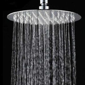 Bathroom Shower Heads High quality 10/8/6 inch stainless steel ultra-thin waterfall shower head new waterfall shower head Rain Square circular 2023 Y240319