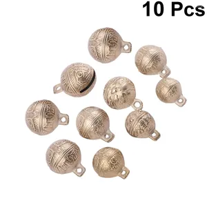 Party Supplies 30 Pcs Necklaces DIY Jewelry Bells Copper Accessories Brass Small Jingle Wind Chime