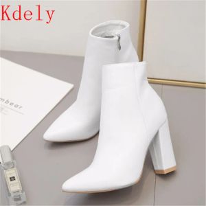 Stövlar Spring och Autumn Single Boots Children 2020 Autumn Women's High Heels Women's Boots Women's Autumn and Winter Shoes