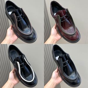 2024 silhueta grande design estilo neutro amarrar sola grossa mocassins casuais casais icônico fivela de prata logotipo triângulo resistente ao desgaste sapatos mocassins de sola grossa