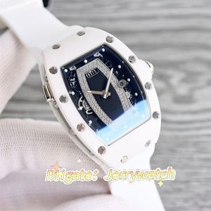 숙녀 시계 07-1 Motre Be Luxury Designer Watch 45x31mm 자동 기계 운동 세라믹 케이스 다이아몬드 크러셔 럭셔리 시계 여성 시계 시계
