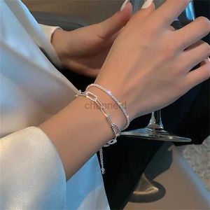 Bangle Fashion bracelets for women small cubic zirconia adjustable chain wrist band delicate jewelry accessories for party gift 240319