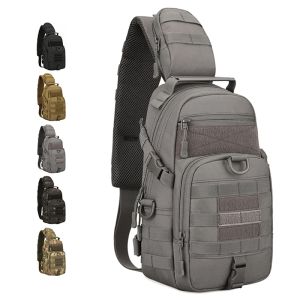 Sacos protetor mais tático estilingue peito pacote molle militar náilon bolsa de ombro dos homens crossbody saco militar caminhadas ao ar livre ciclismo saco