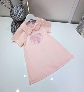 Girls039S Pink T Shirts Dresses Brand Designer Pettiskirt Girl kjolar Storlek 100150 Importerat Combed Cotton Fabric3291630