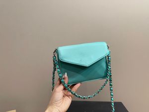 Lüks kadın klasik mini omuz çantası depolama çantası deri şeridi zinciri c-buckle prenses çanta parası çanta tasarımcı kartı tutucu çantalar 18*14