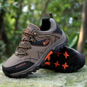 Shoes Mens Hike Sneaker Waterproof Leather Sneakers Super Men Boots Outdoor Male Hiking Boots Climbing Camping Work Shoes Size 3947