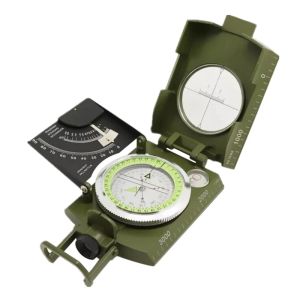 Compass Professional Compass Geology Compass Militär syn på lysande kompass med månsken