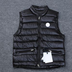 Monclair Vest Mens 재킷 자수 자수 디자이너 Gilet NFC Badge 도매 소매점 멀티 스타일 겨울 남성 다운 봄 아웃복 코트 크기 1--5