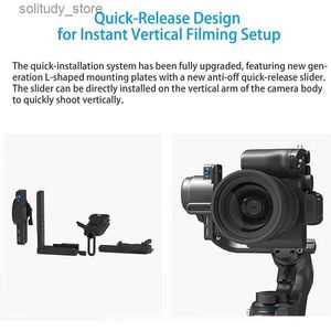 Stabilizers FeiyuTech SCORP Camera universal joint stabilizer with built-in AI tracker upgraded joystick touch screen Q240320