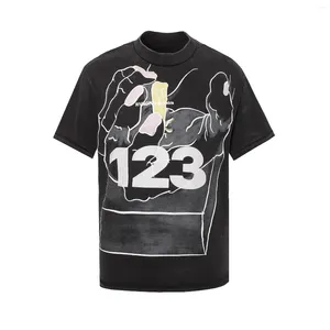 Men's T Shirts 2024 Men RRR123 Jesu Cristo Thicken T-Shirt Hip Hop Skateboard Street Cotton T-Shirts Tee Top US 1 2 3 Size #765