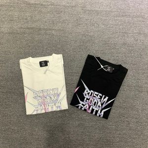 印刷漫画ストリートプリントTシャツコットンクルーネックトップTシャツ