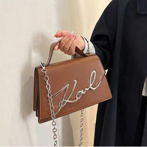 karl lagerfield shoulder bags womens leather designer crossbody bag 2024 New Fashion Chain Small Tote Bag Evening Cross body Handbags 24018