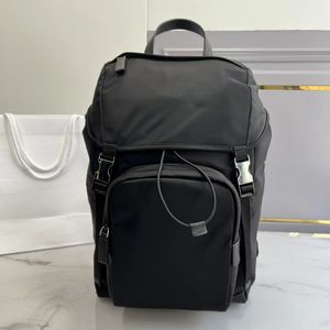 10A Neuer Herrenrucksack aus Fallschirmstoff, Original-Hardware-Zubehör, verstellbarer Nylon-Schultergurt, Klappenschnalle, interner Kordelzug, Rückenpolsterung, perfekte Details