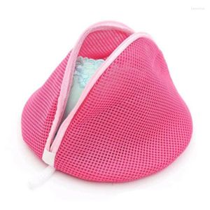 Tvättpåsar Mesh Bag Triangle BH Wash Lingerie Aid Hosiery Underwear Washing Machine