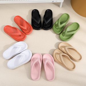 Flops Flip Flops Wholesale Summer Thong Slippers Outdoor Beach Sandals EVA Casual Flat Platform Comfy Shoes Women Couple Thick Soled