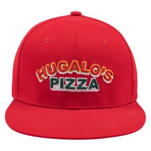 Бейсболка для мужчин и женщин, бейсболка Hugalo's Pizza, красная шляпа, регулируемые бейсболки с вышивкой Snapback