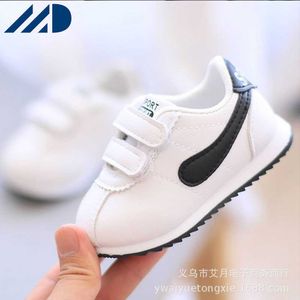 HBP Non-Brand Bambino Bambina Ragazzi Scarpe sportive Sneakers da esterno Moda Casual Infantile Morbida pianura Bianca Scarpetta per neonati Primi passi per bambini