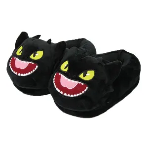 Slippers HKSNG Winter Warm Black Elves Cartoon Slippers Unisex Lovers Slippers Pattern Plush Shoes Women Men Home House Slippers Gifts