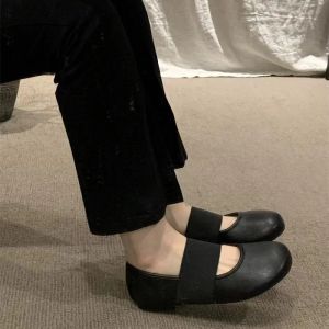 Boots Woman Shoes Women's Ballet Flats Casual Luxury Designer Barefoot Footwear Sales Round Toe Flexible on Offer with Free Shipping